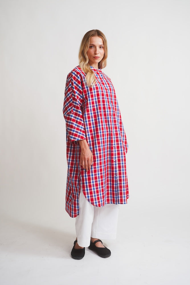 CAMICIA ZENZERO MADRAS