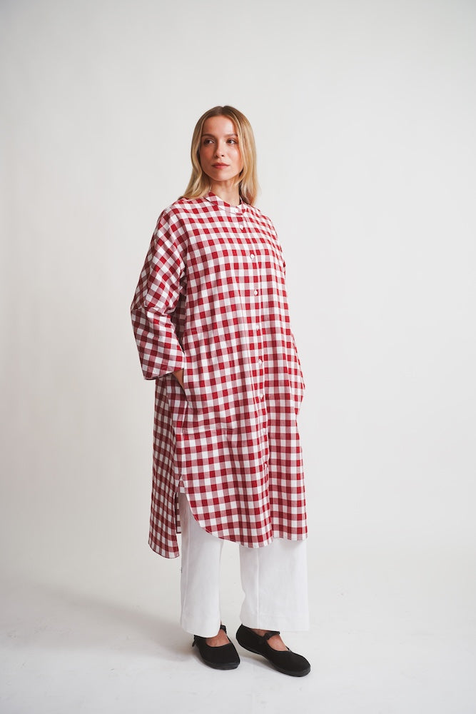 CAMICIA ZENZERO MADRAS