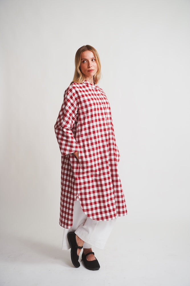 CAMICIA ZENZERO MADRAS