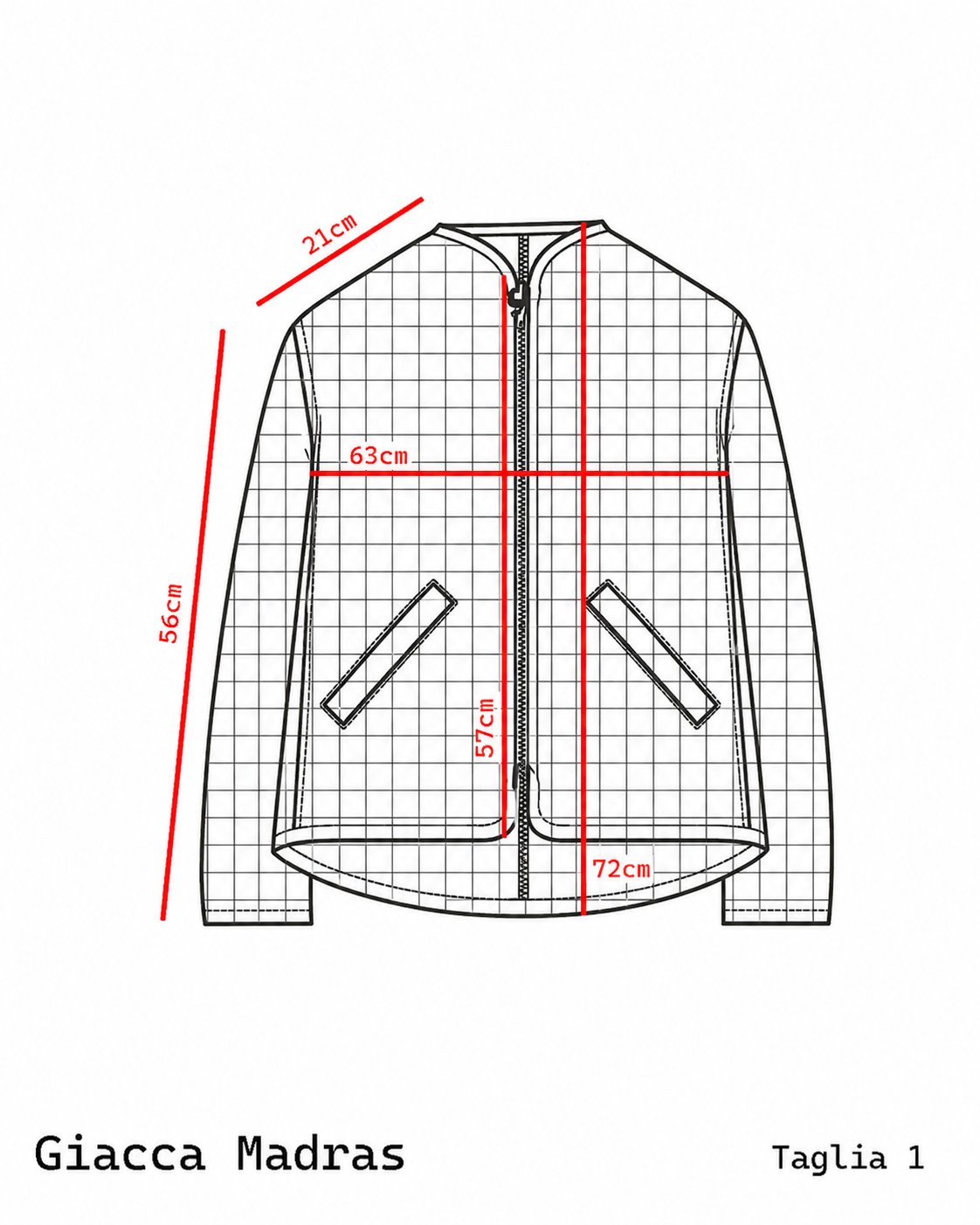 Giacca Madras