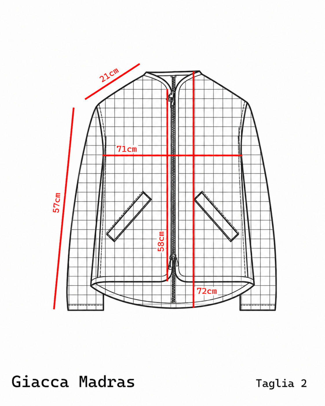 Giacca Madras